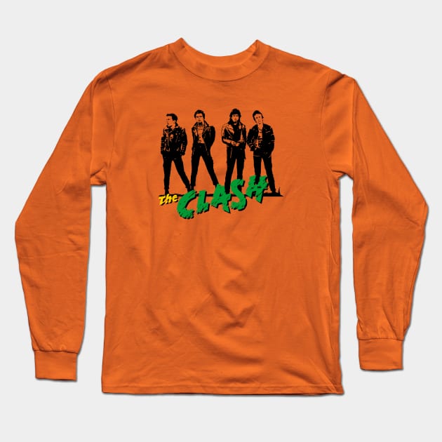 the clash Long Sleeve T-Shirt by small alley co